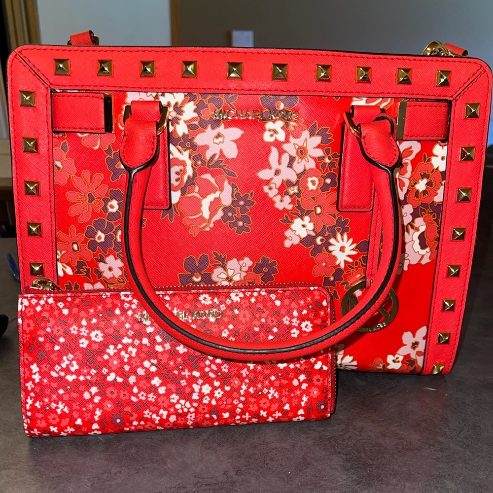 MK purse with wallet bundle